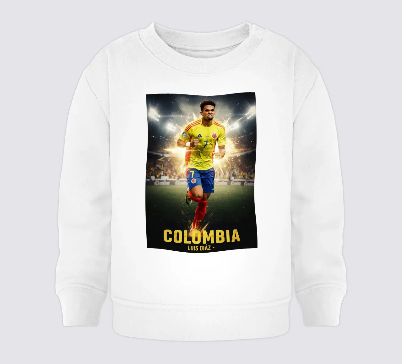 Luis Diaz - Colombia felpa neonato da Lembayung art