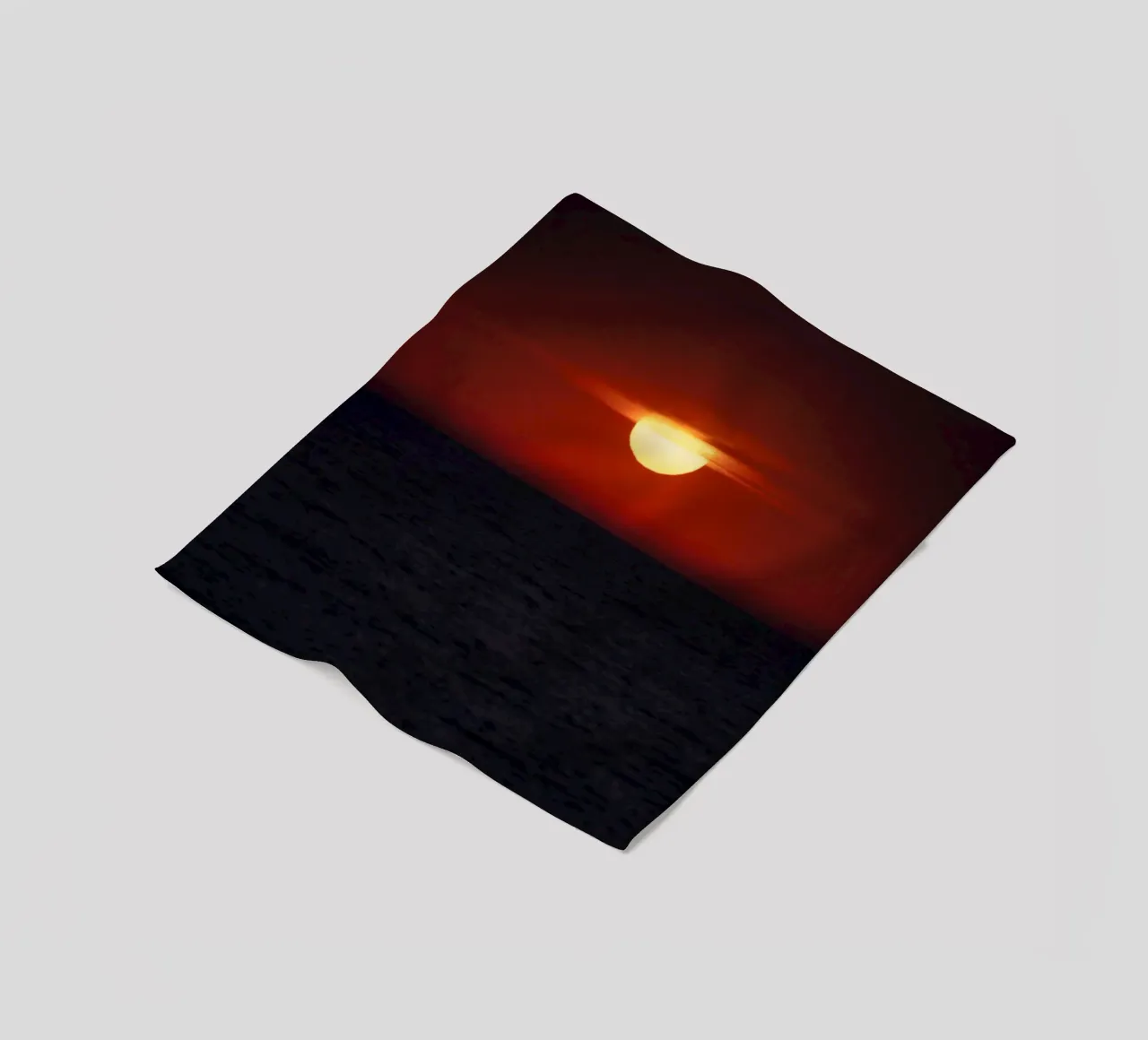 Sun _ Down Fleecedecke von Tal Paz-Fridman