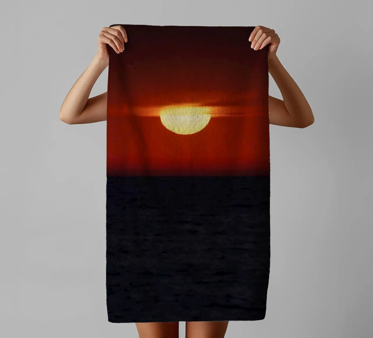 Sun _ Down towel by Tal Paz-Fridman