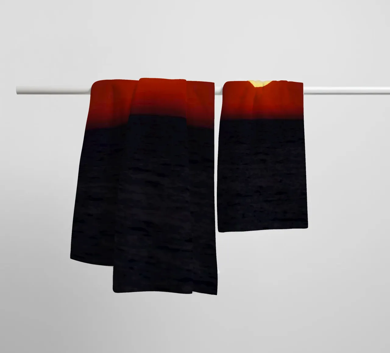 Sun _ Down towel by Tal Paz-Fridman