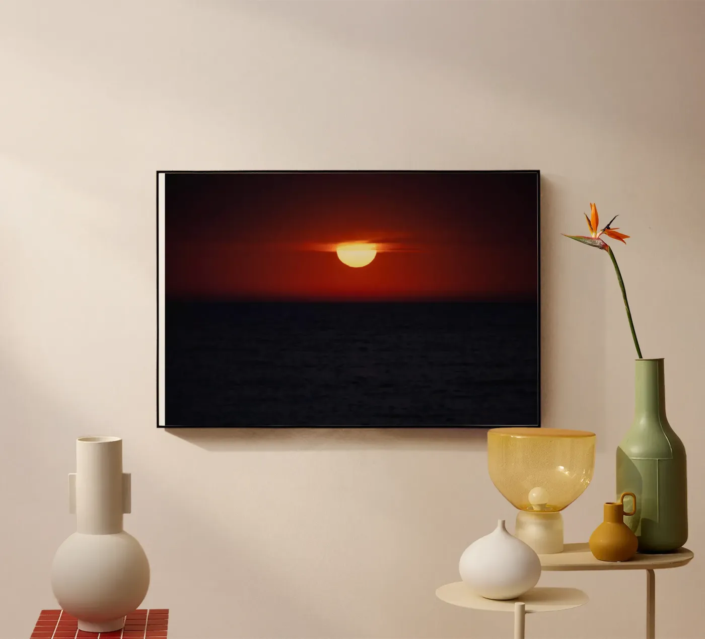 Sun _ Down plexiglas de Tal Paz-Fridman