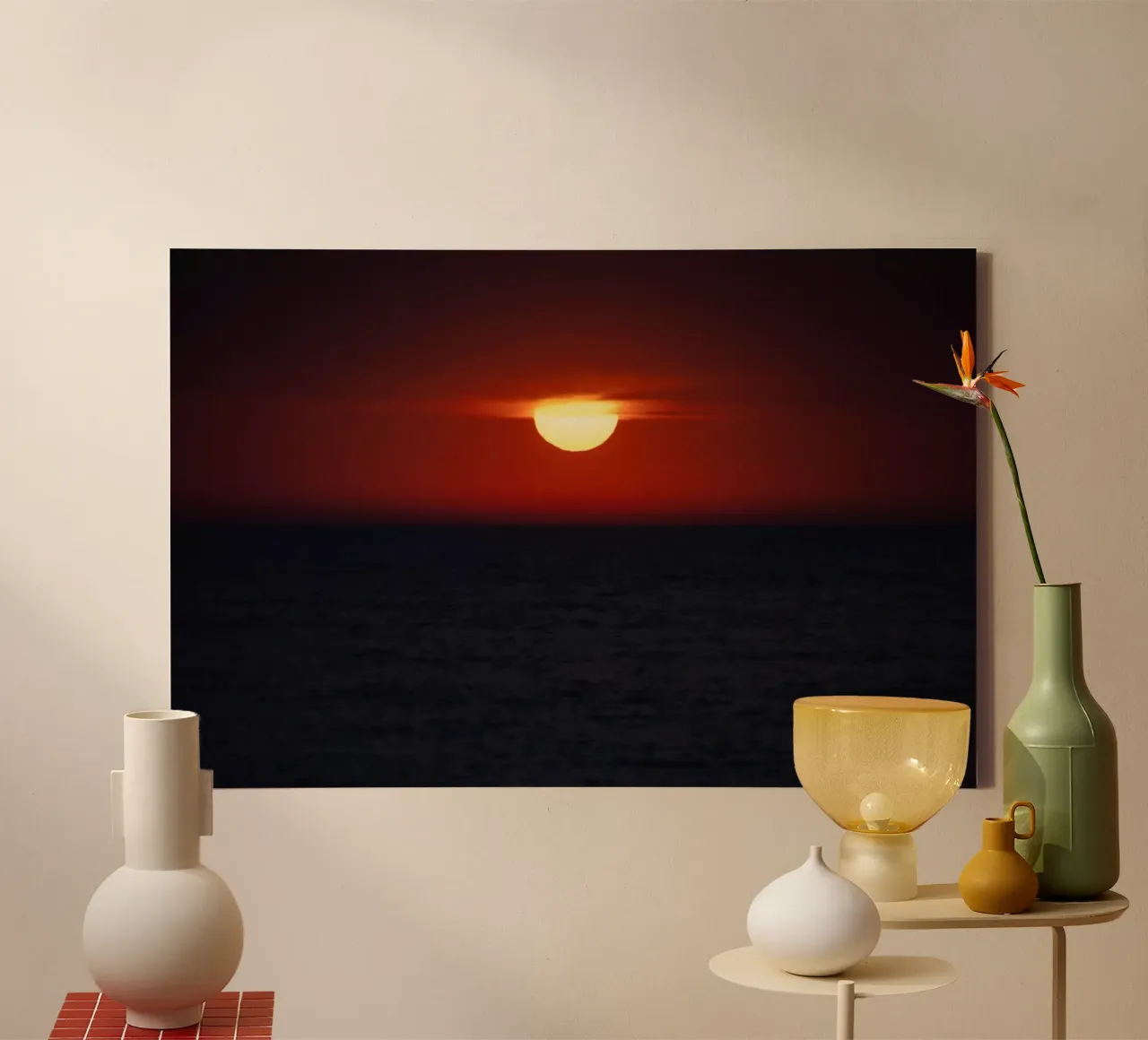 Sun _ Down canvas by Tal Paz-Fridman