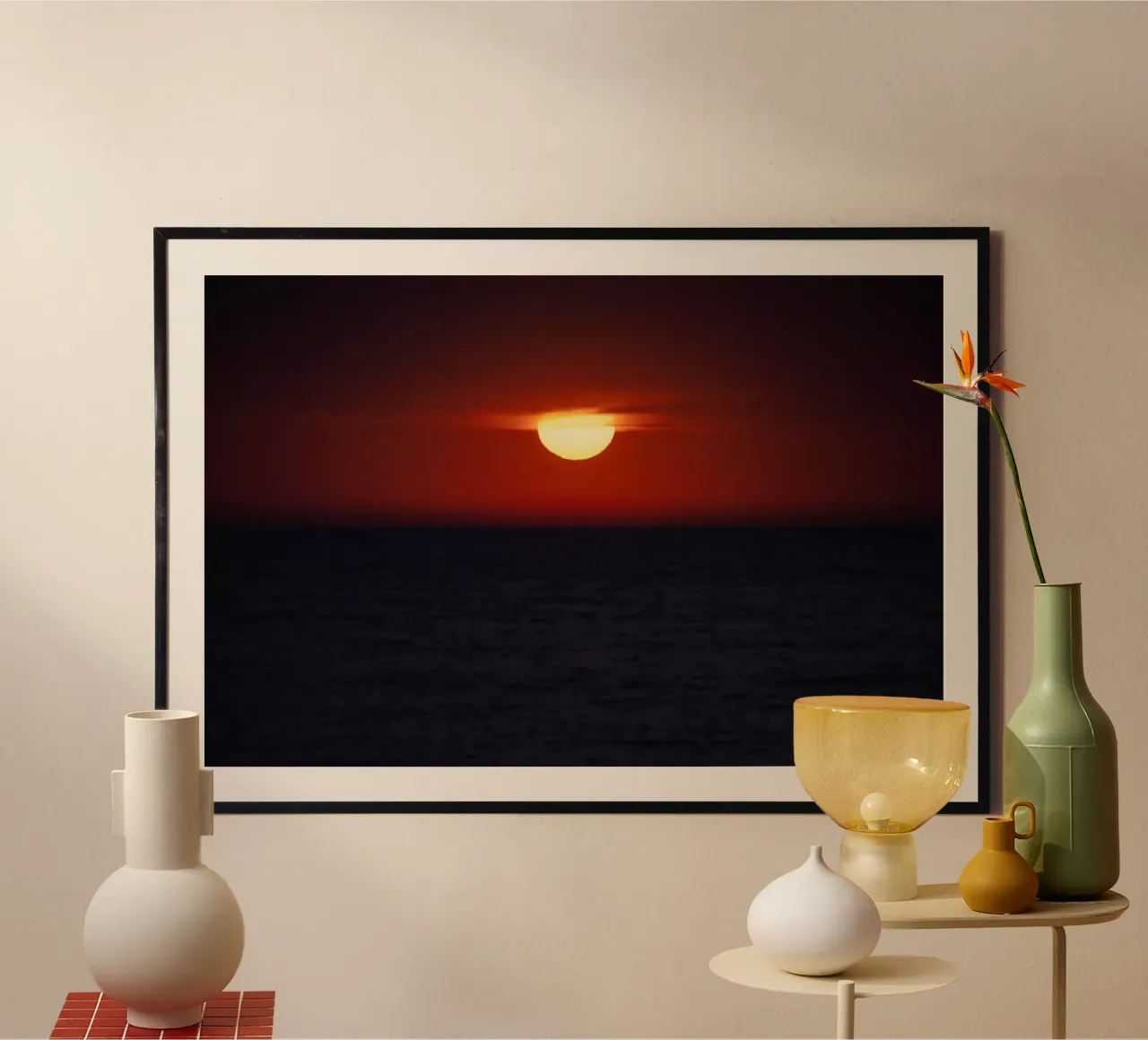 Zon _ Omlaag poster van Tal Paz-Fridman