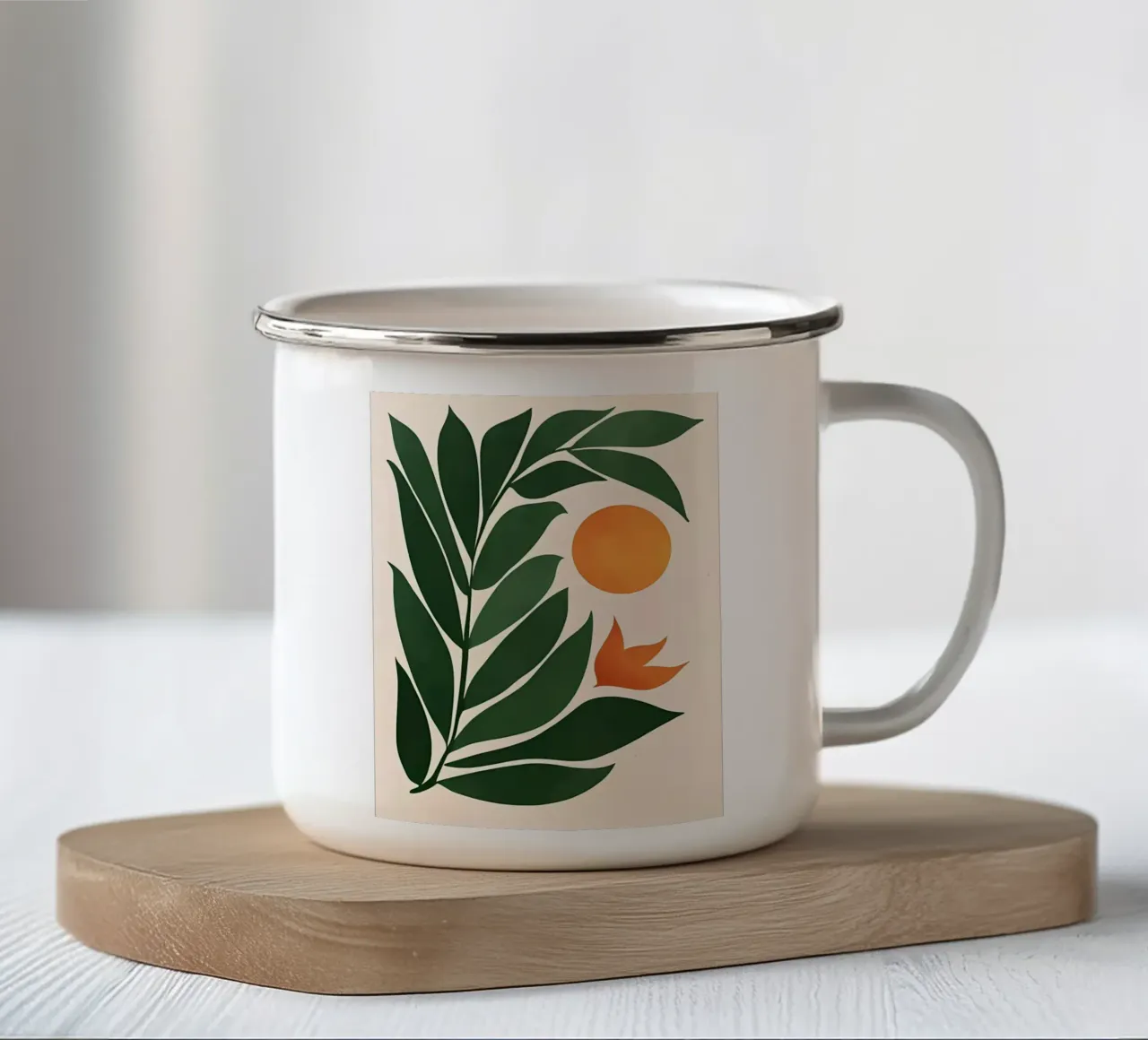 Armonia tropicale tazza in smalto da Jose