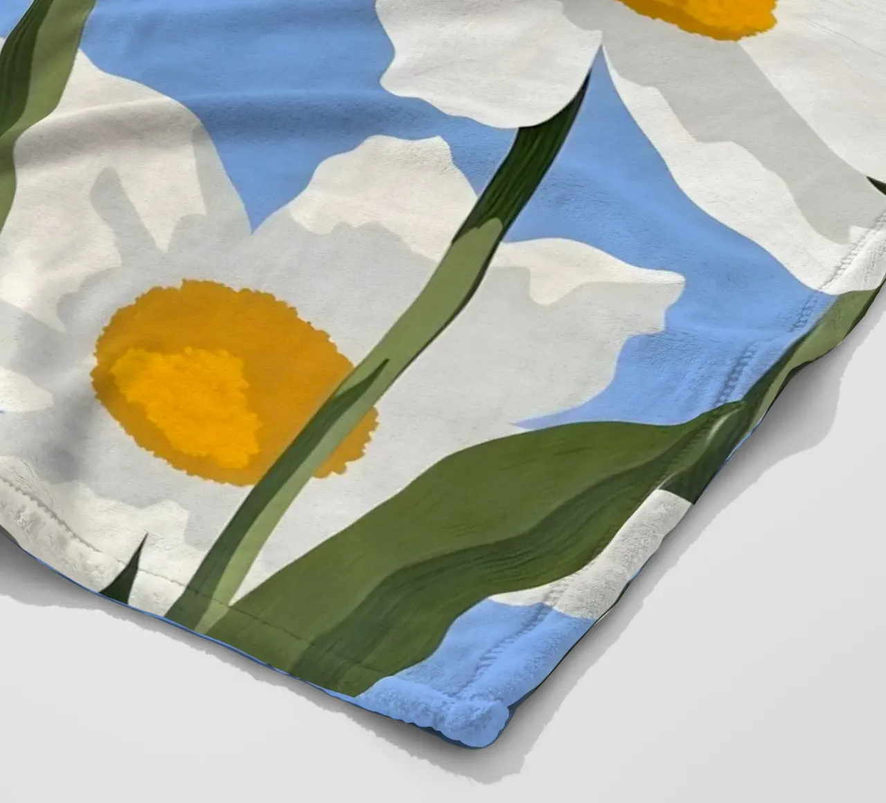 Fiori di sole coperta in pile da secondsunstudio