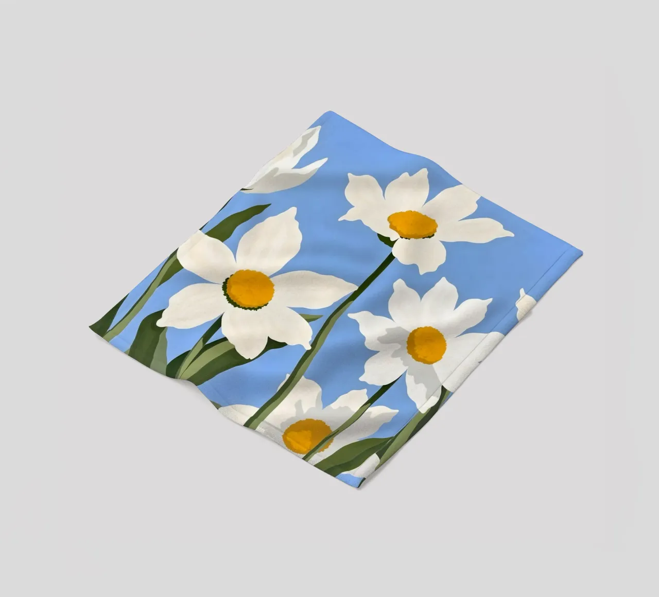 Fiori di sole coperta in pile da secondsunstudio