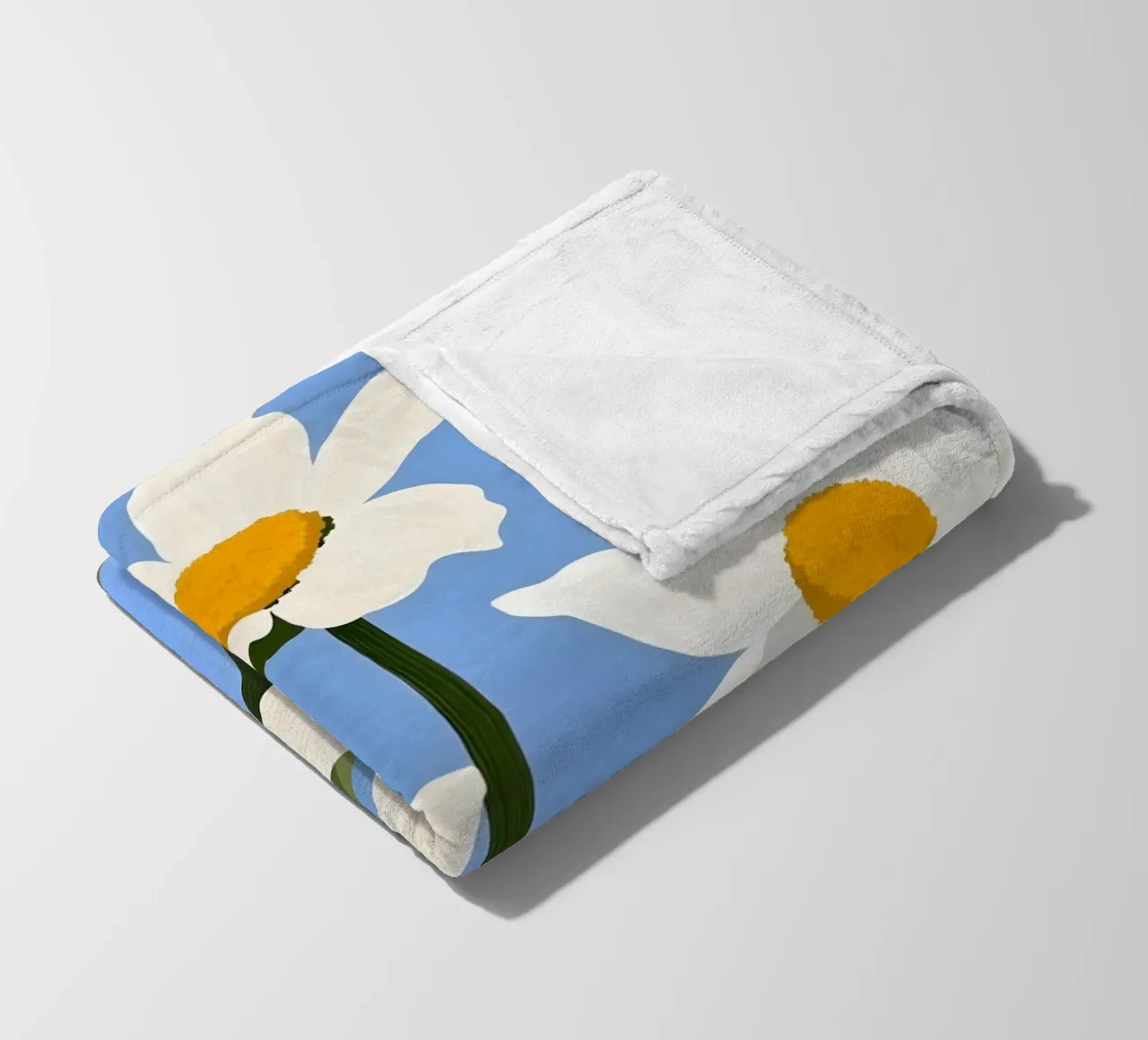 Fiori di sole coperta in pile da secondsunstudio