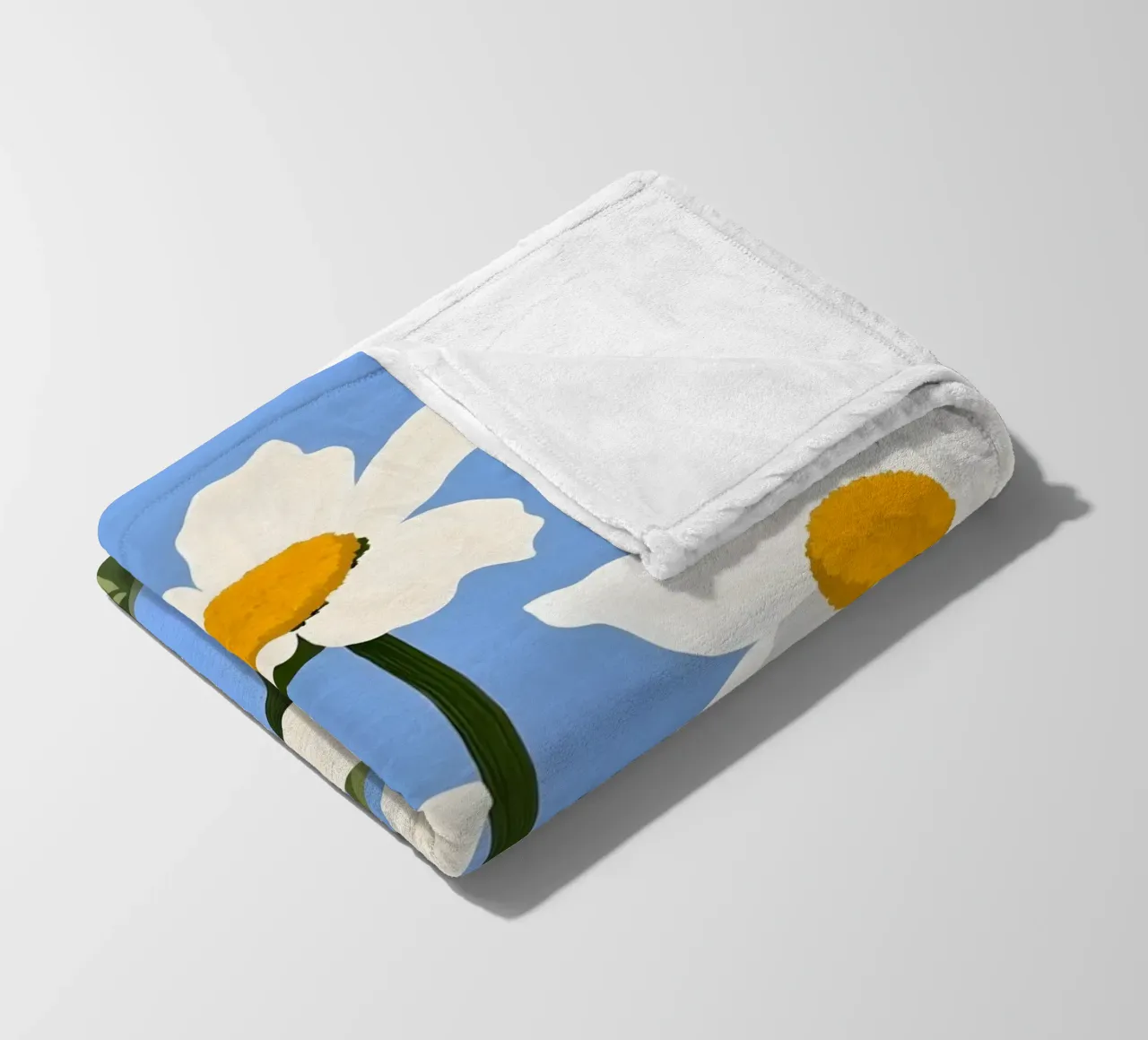 Fiori di sole coperta in pile da secondsunstudio