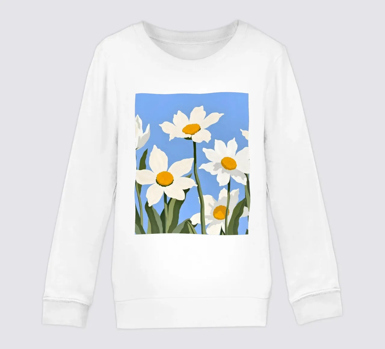 Fiori di sole felpa bambino da secondsunstudio