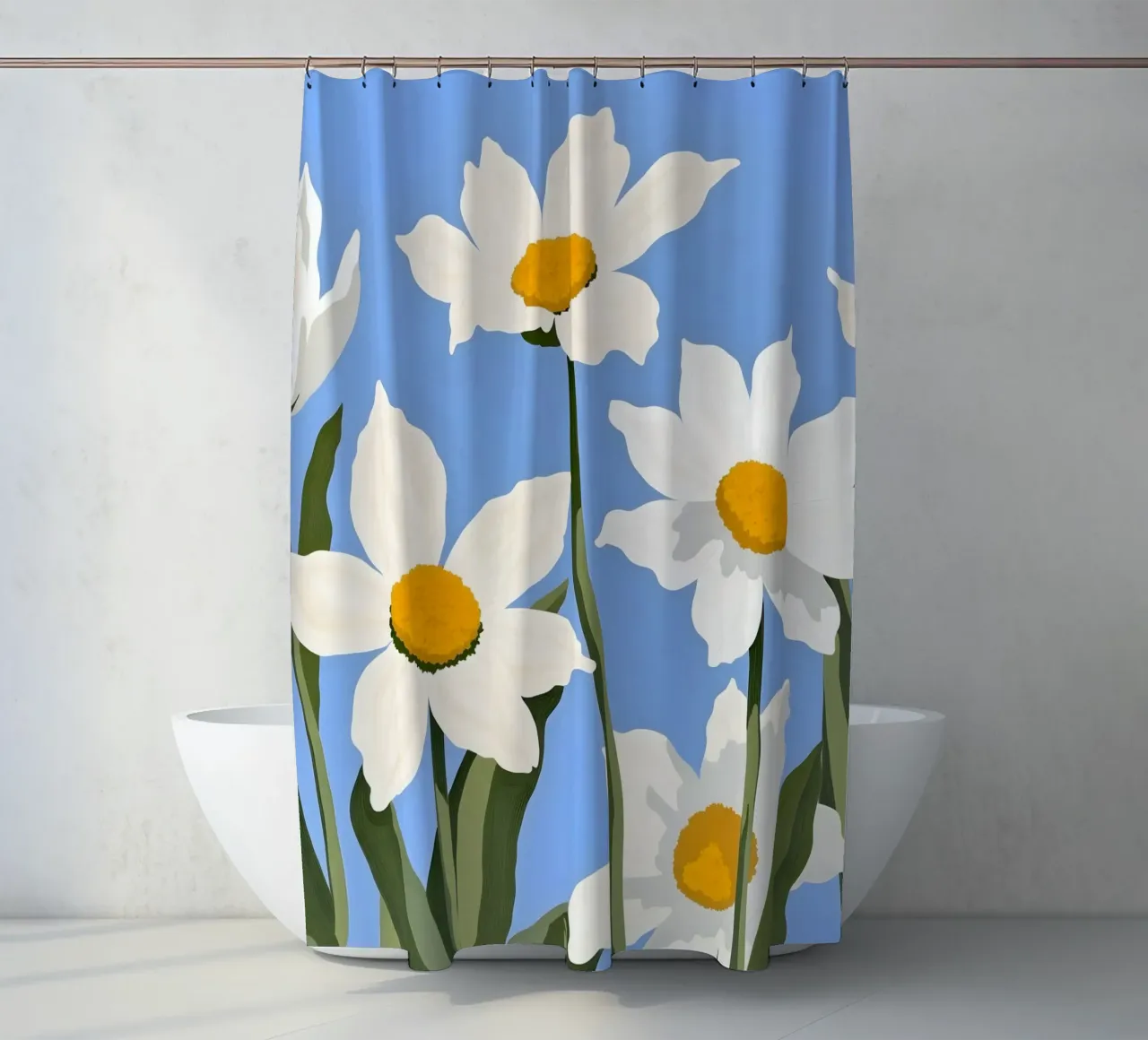 Fiori di sole tenda da doccia da secondsunstudio
