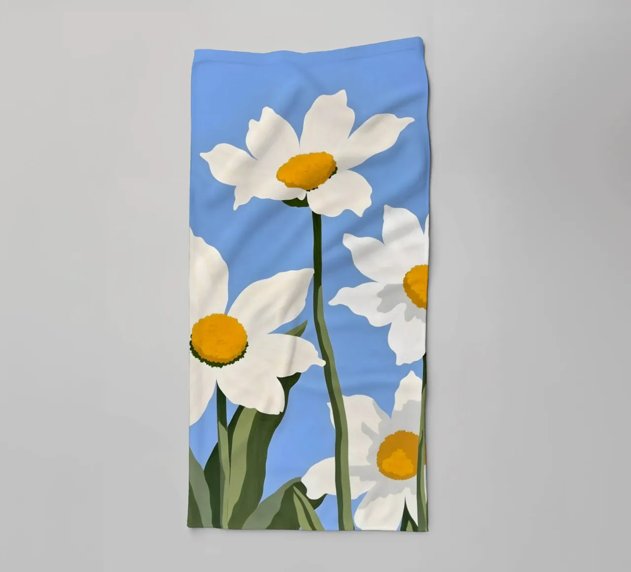 Fiori di sole asciugamano da bagno da secondsunstudio