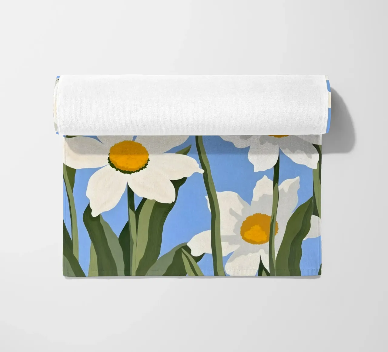 Fiori di sole telo mare da secondsunstudio