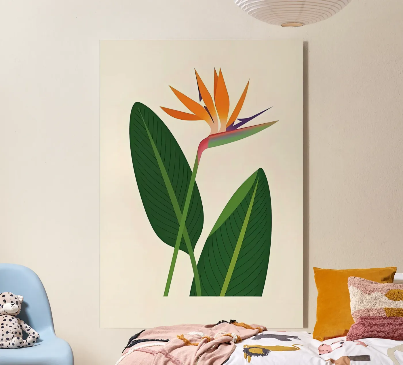 Goldene Blüte Acryl-Glas von Jose