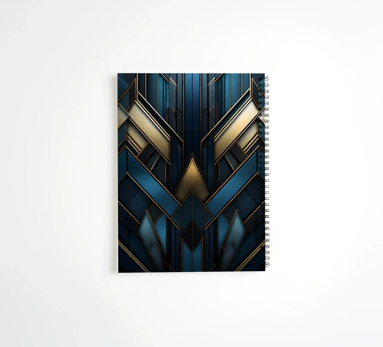 Art Deco 03 spiral notebook by M-Ulrich-Digital Art