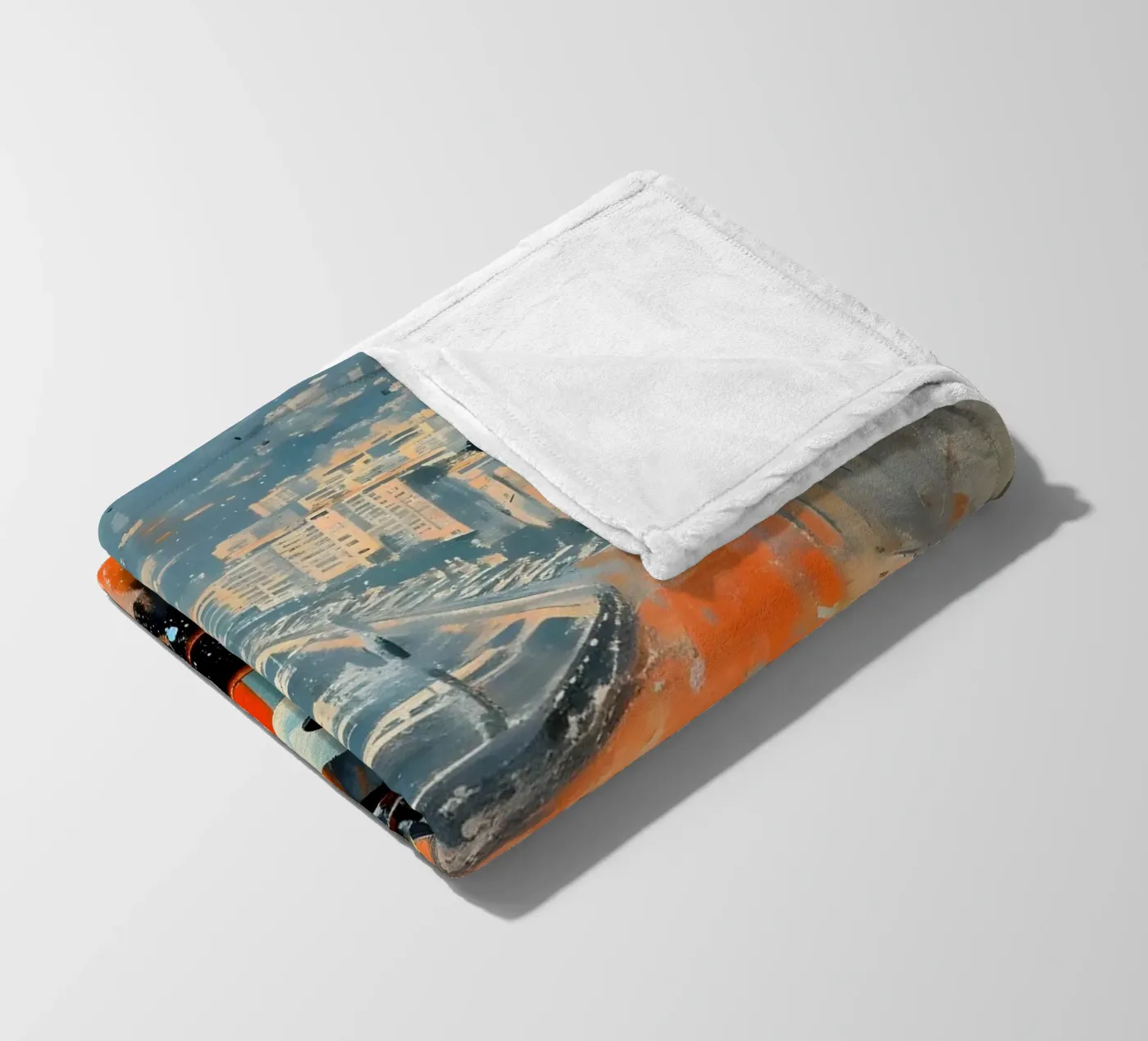 Monaco oldtimer fleecedeken van Vintage Travel Art