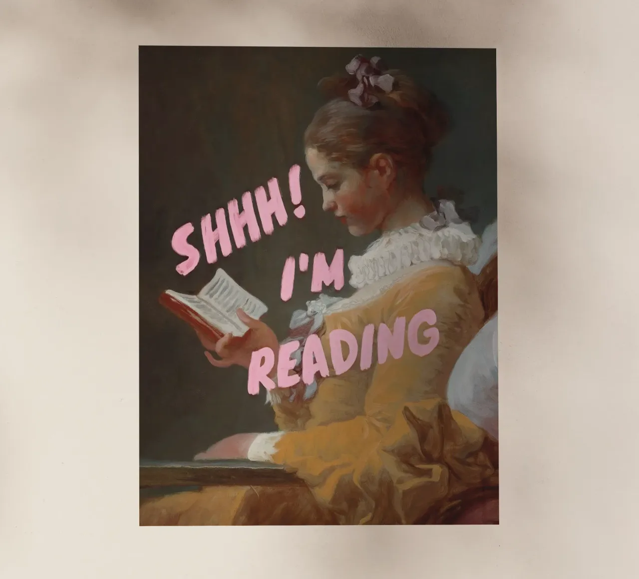 Shhh! I’m Reading pellicola backlit da Jonas Loose