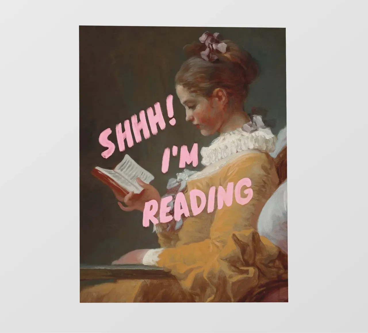 Shhh! I’m Reading pellicola backlit da Jonas Loose