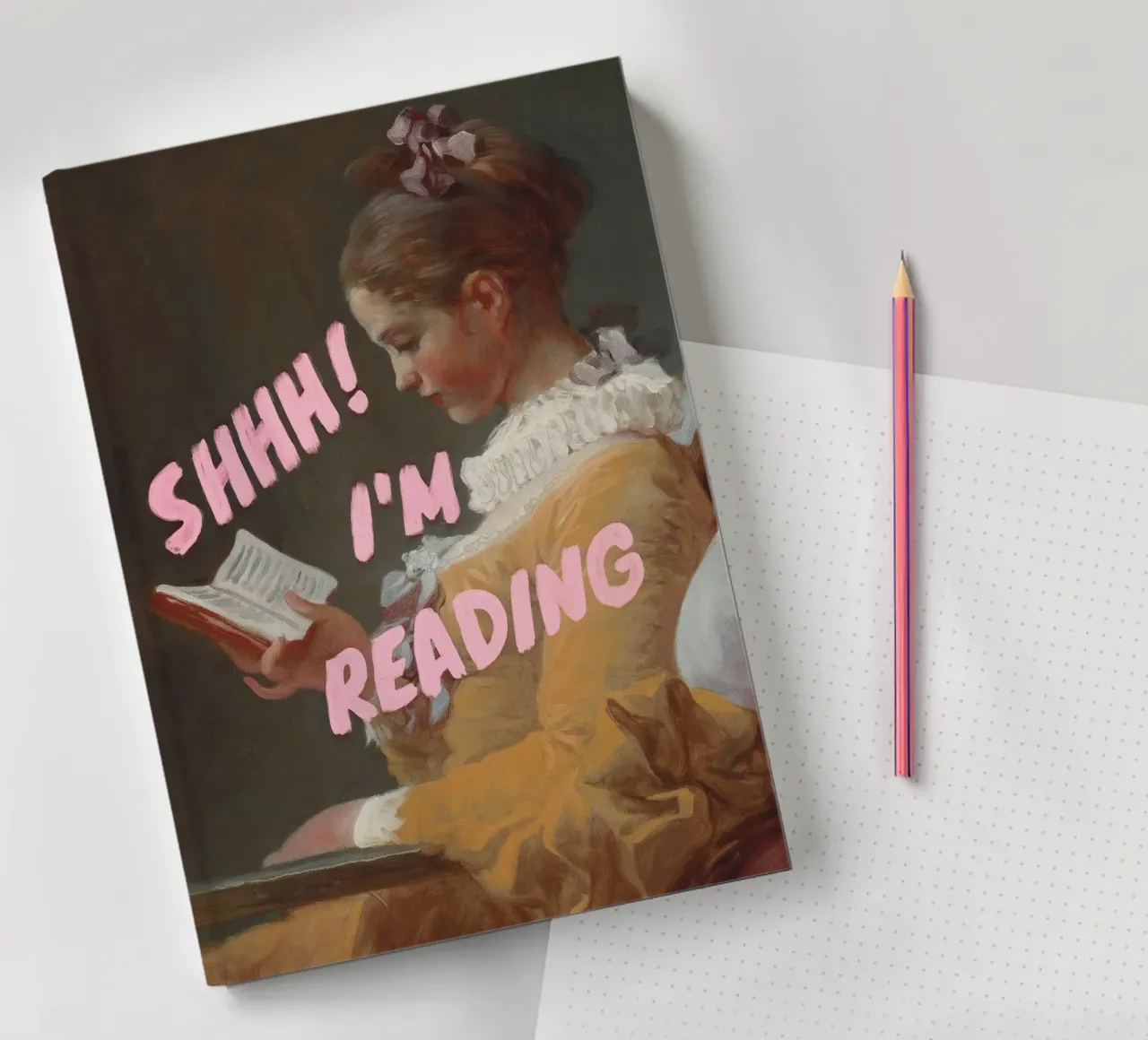 Shhh! I’m Reading notebook by Jonas Loose
