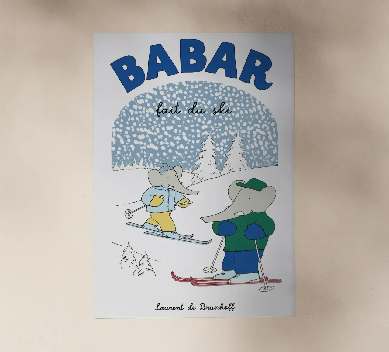 Babar va a sciare pellicola backlit da Panait Ivascu