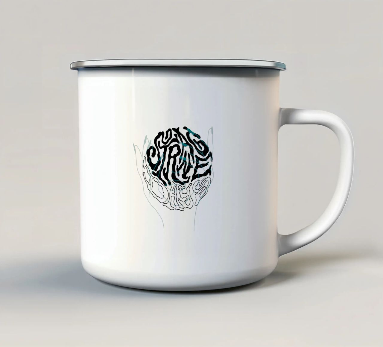 Strange Days tazza in smalto da byh.illustration