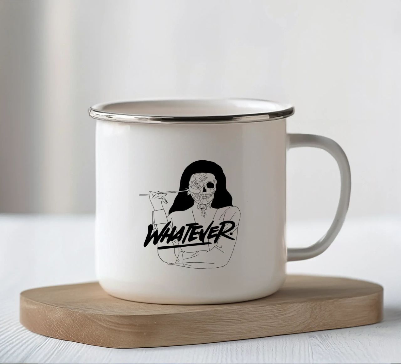 Whatever tazza in smalto da byh.illustration