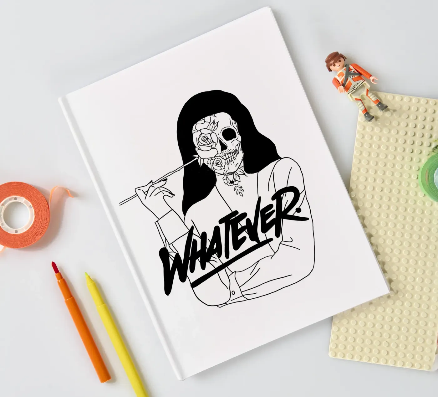 Whatever notebook by byh.illustration