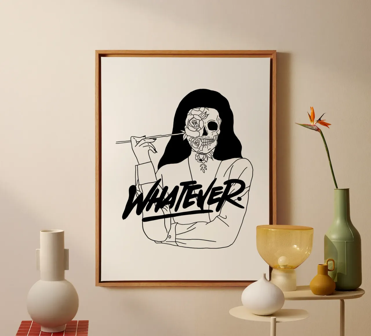 Whatever canvas van byh.illustration