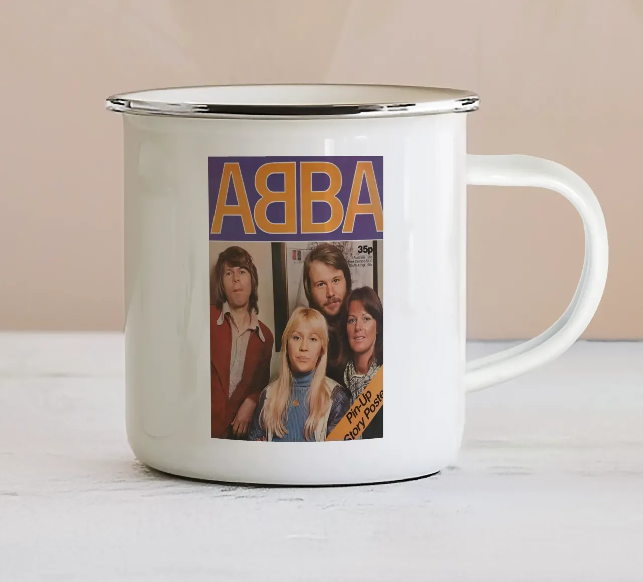 ABBA tazza in smalto da xerintinghorp