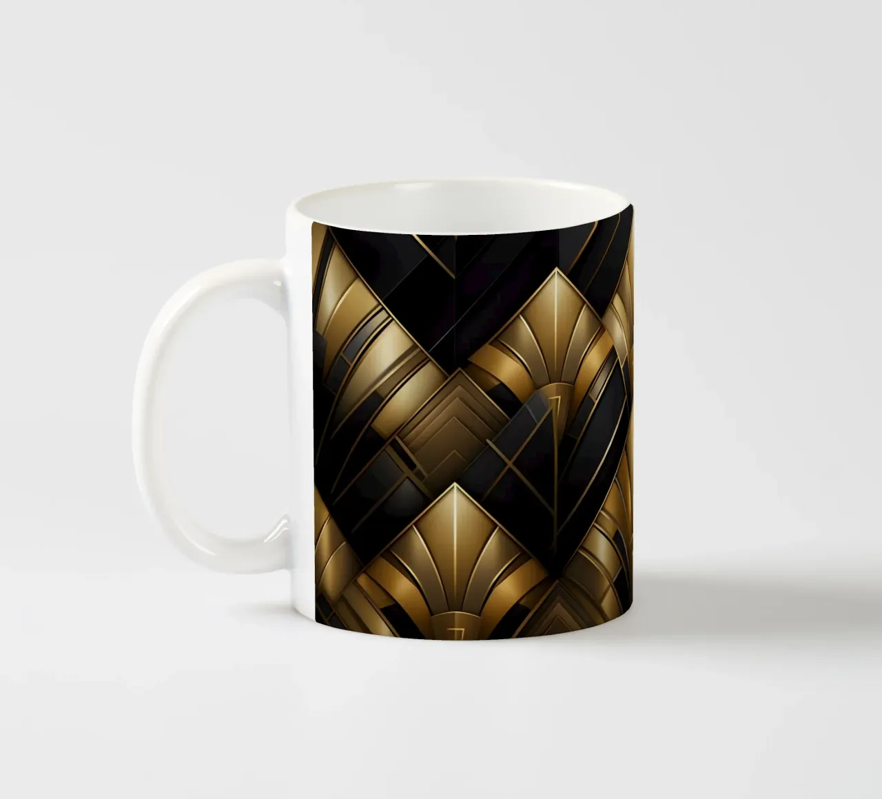 Art Deco 04 tazza in ceramica da M-Ulrich-Digital Art
