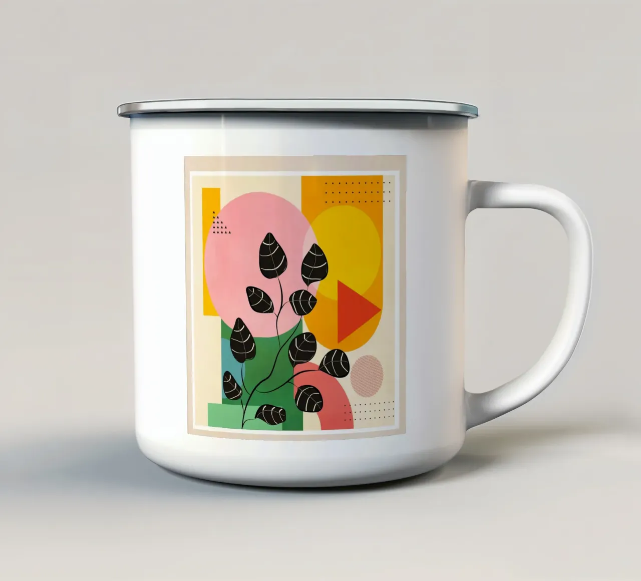 Tropical Geometry 9 tazza in smalto da cityart