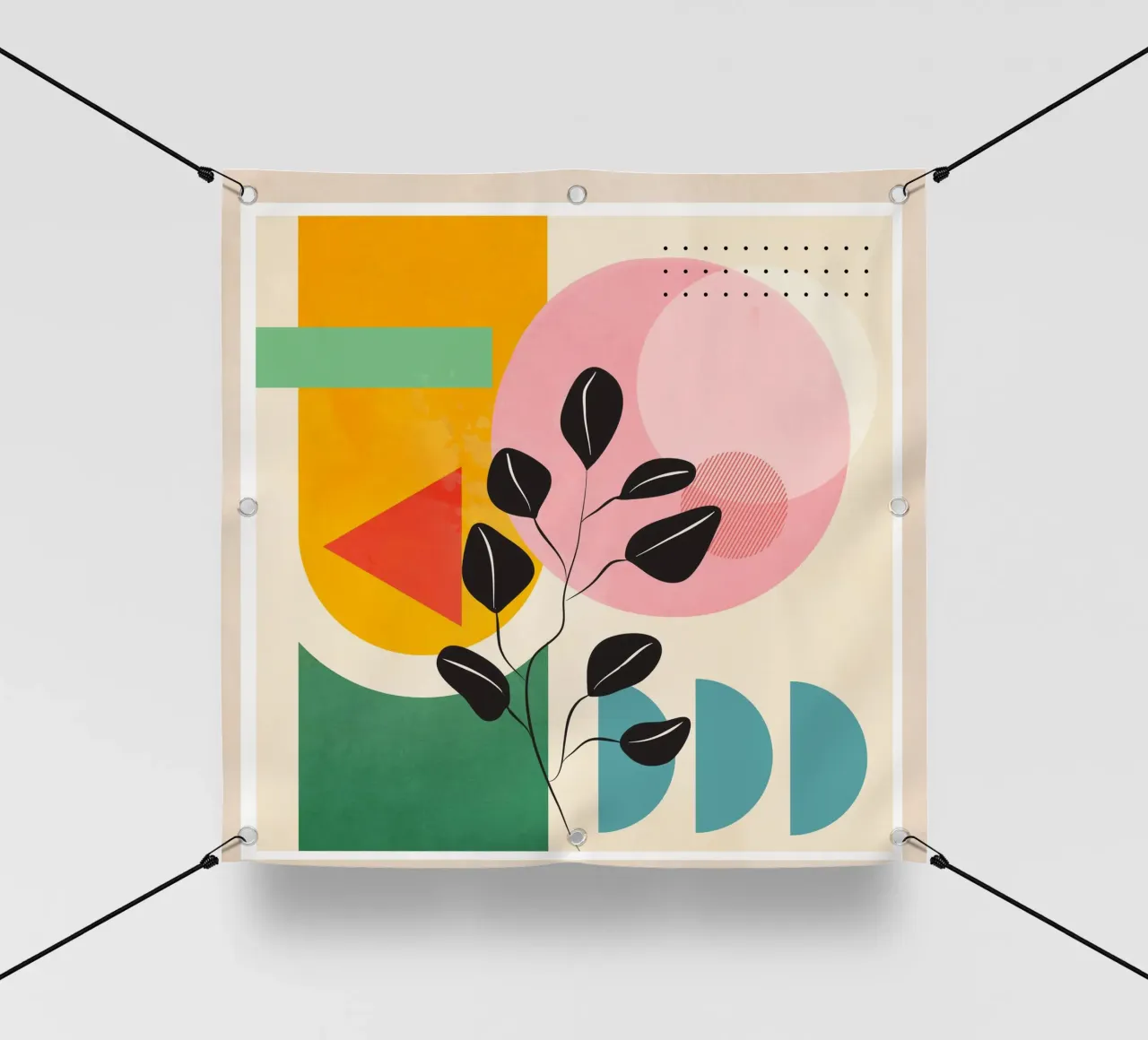 Tropical Geometry 10 telo in pvc da cityart