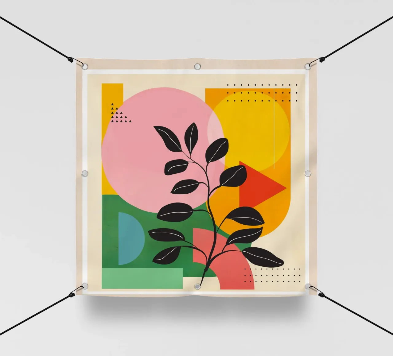 Tropical Geometry 11 telo in pvc da cityart