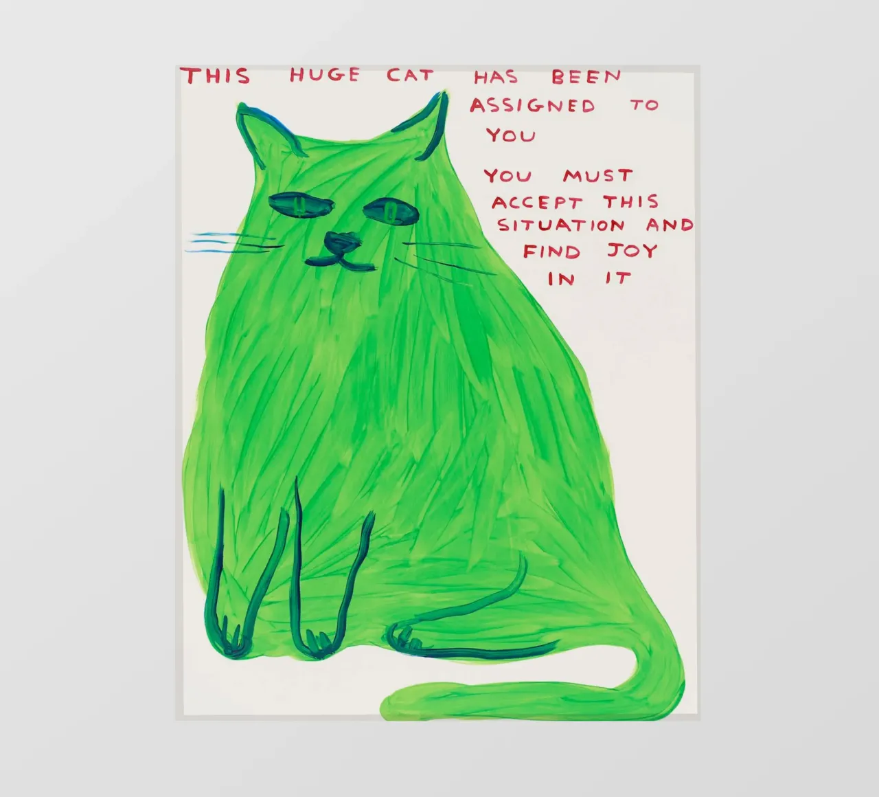 david shrigley gatti pellicola backlit da Annie