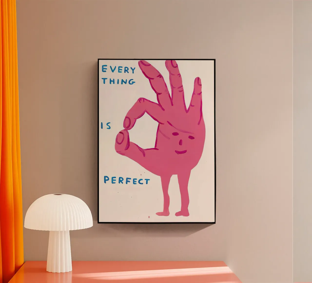 Tutto è perfetto plexiglass da Annie