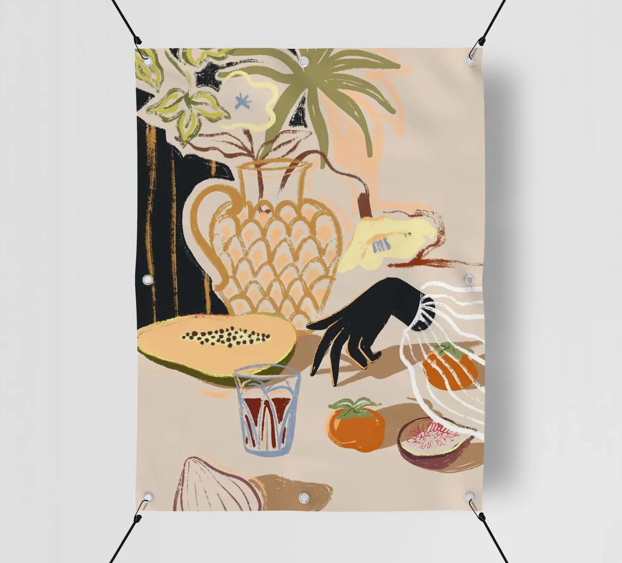 Diffusione fruttuosa telo in pvc da Kaira Store