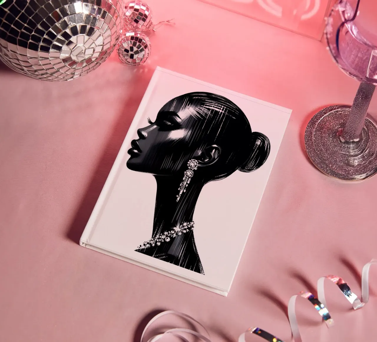 Beauty Fashion Portrait notebook by ARTOMATIC