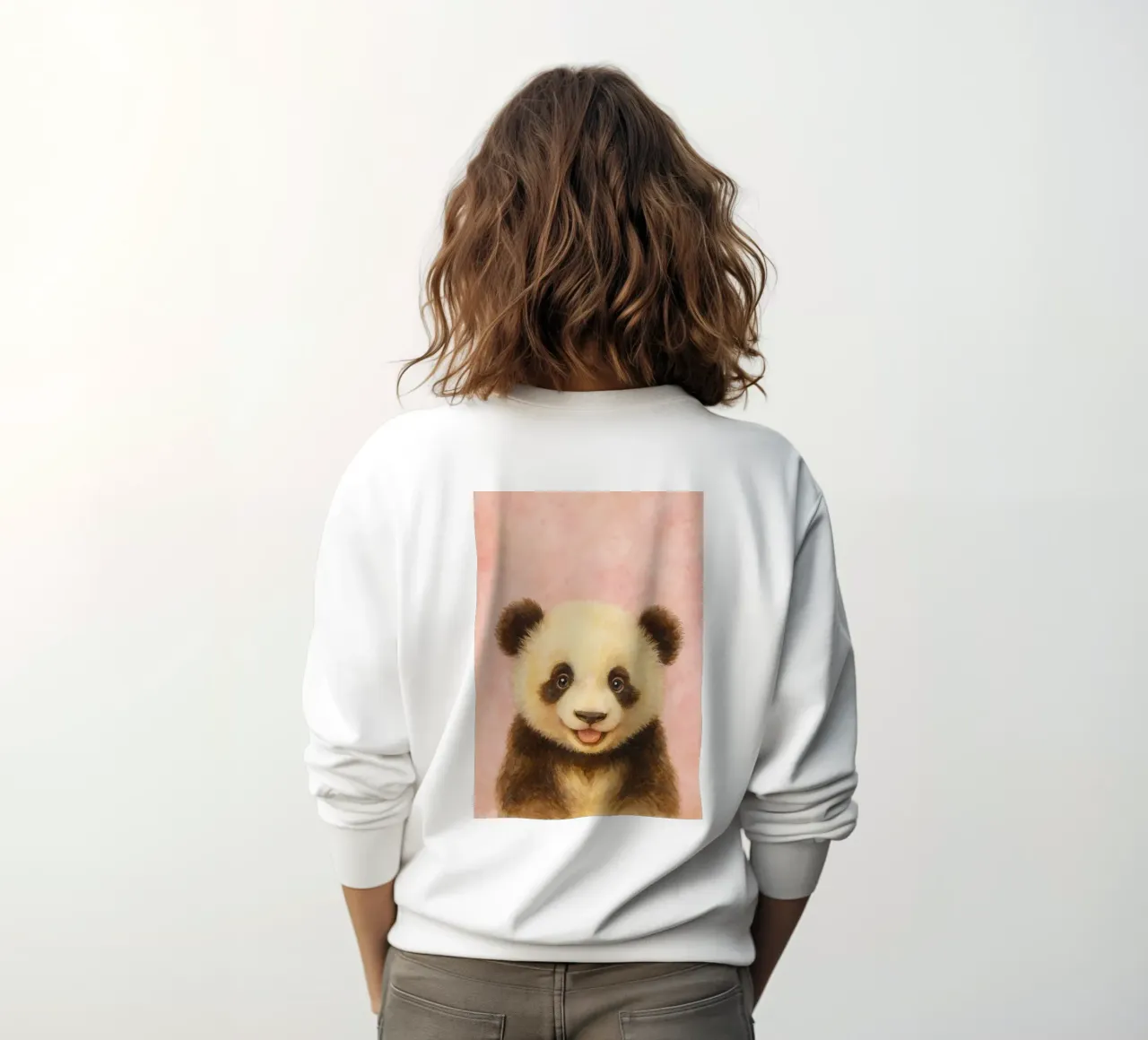 disegno di un cucciolo di panda felpa da sunflower