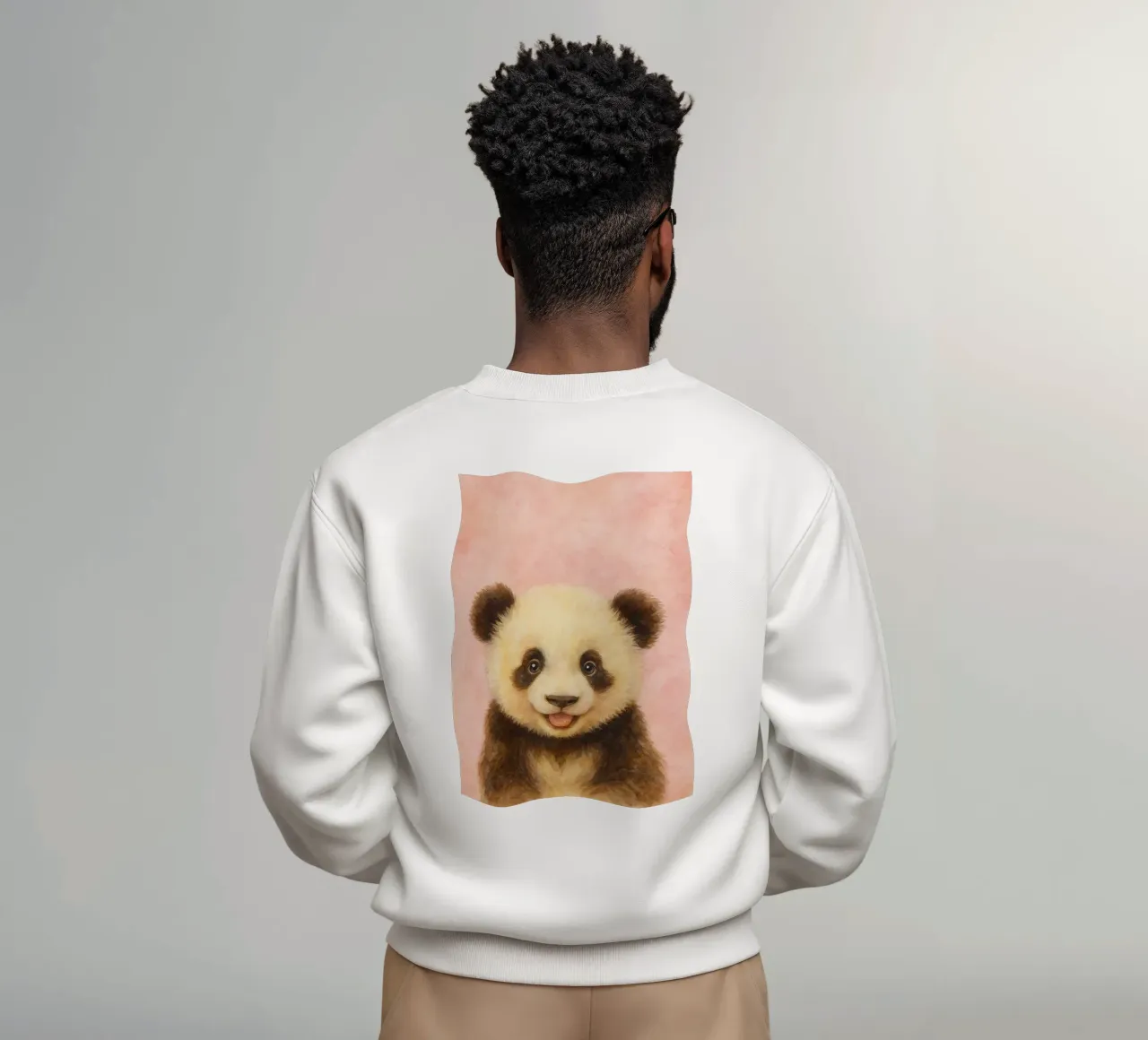 disegno di un cucciolo di panda felpa da sunflower