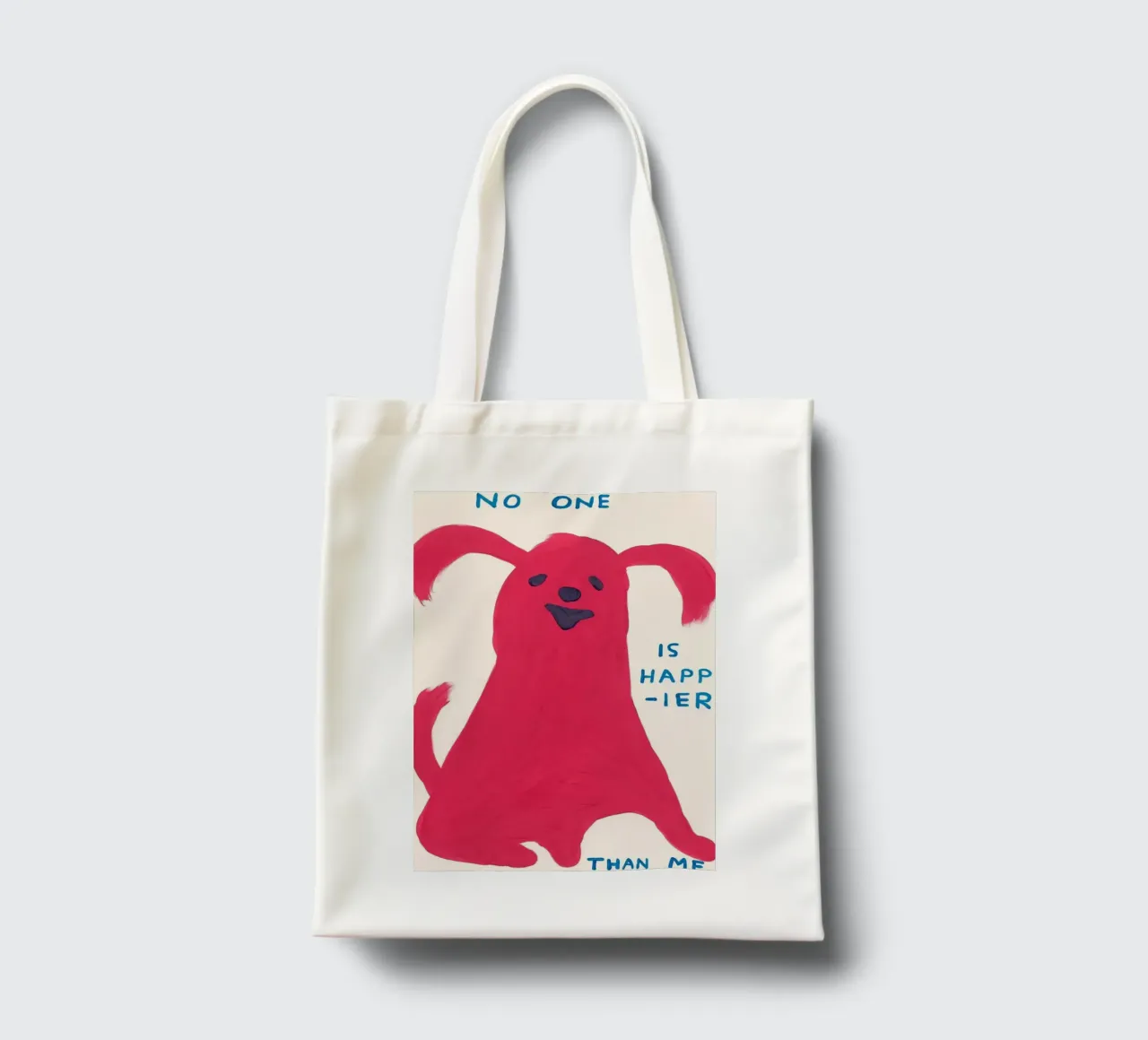 Nessuno è più felice di me borsa in juta da Annie