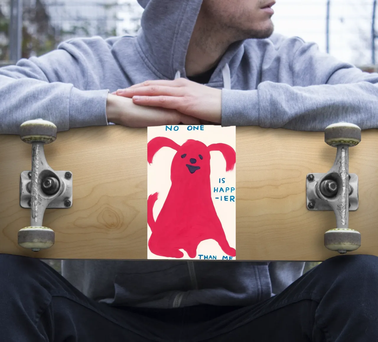 Nessuno è più felice di me adesivo da Annie