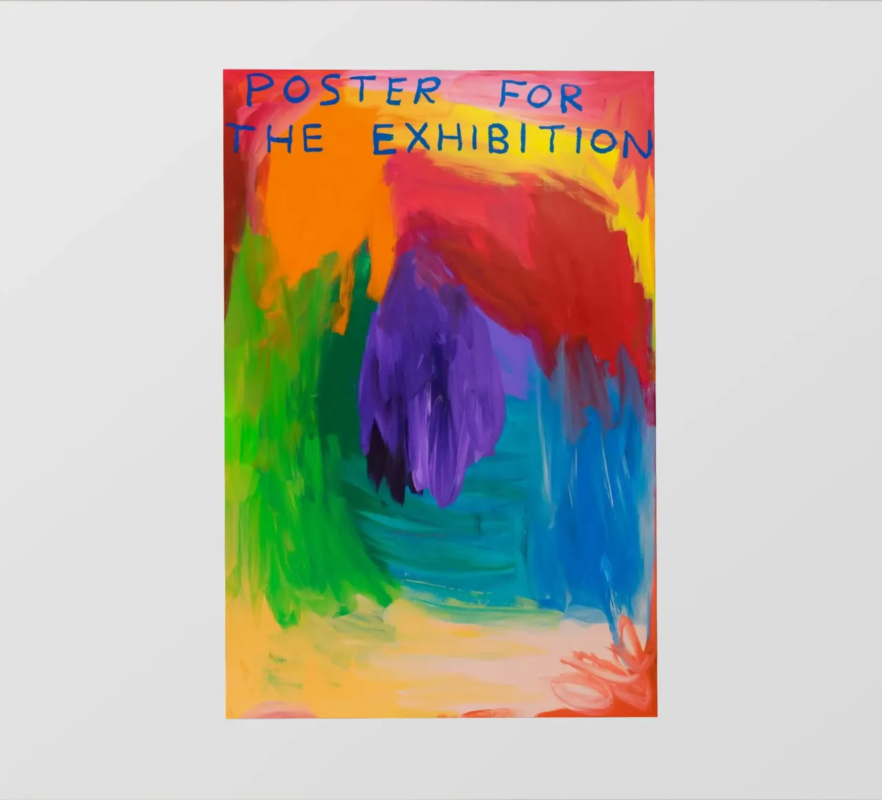 manifesto della mostra telo in pvc da Annie