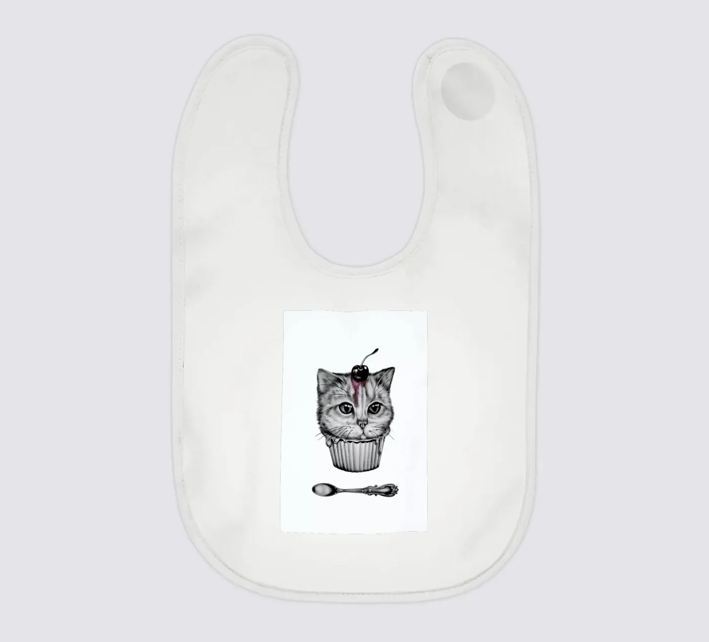 Cupcat Babylätzchen von Maria Vdovichenko