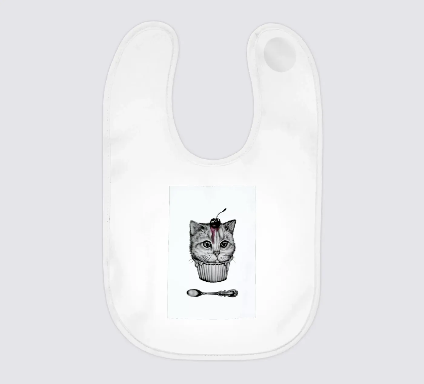 Cupcat Babylätzchen von Maria Vdovichenko
