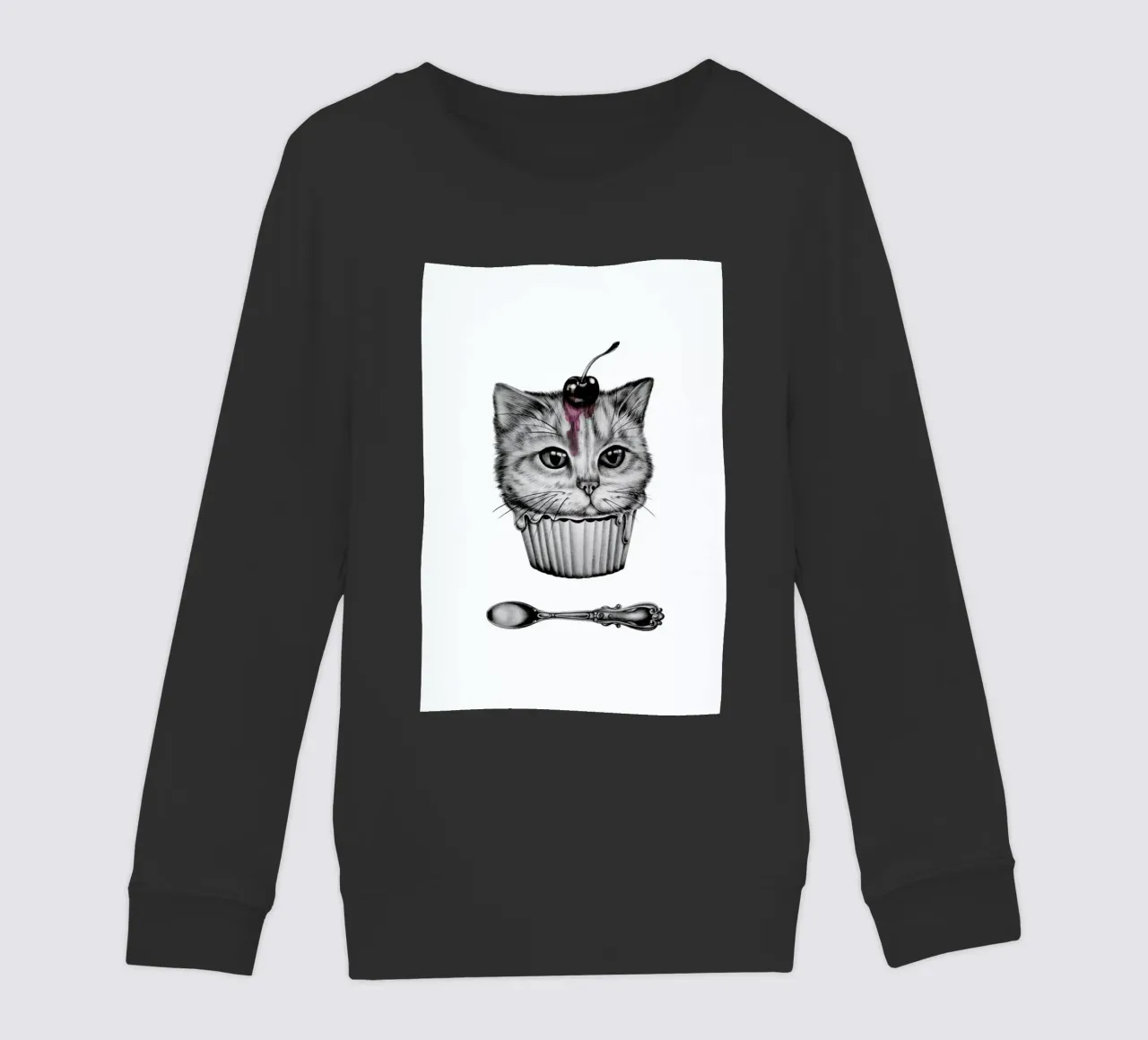 Cupcat felpa bambino da Maria Vdovichenko