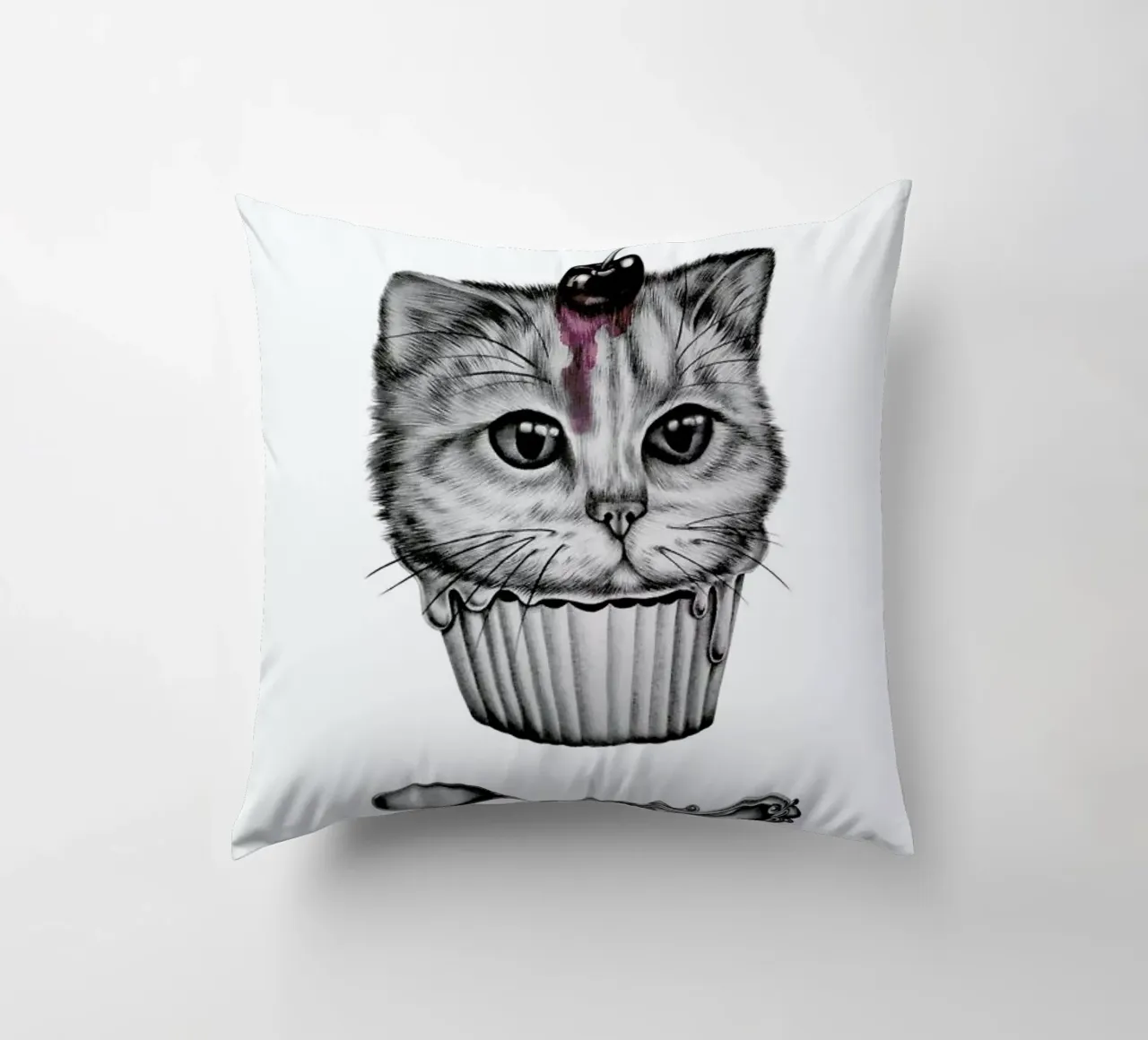 Cupcat cuscino da Maria Vdovichenko