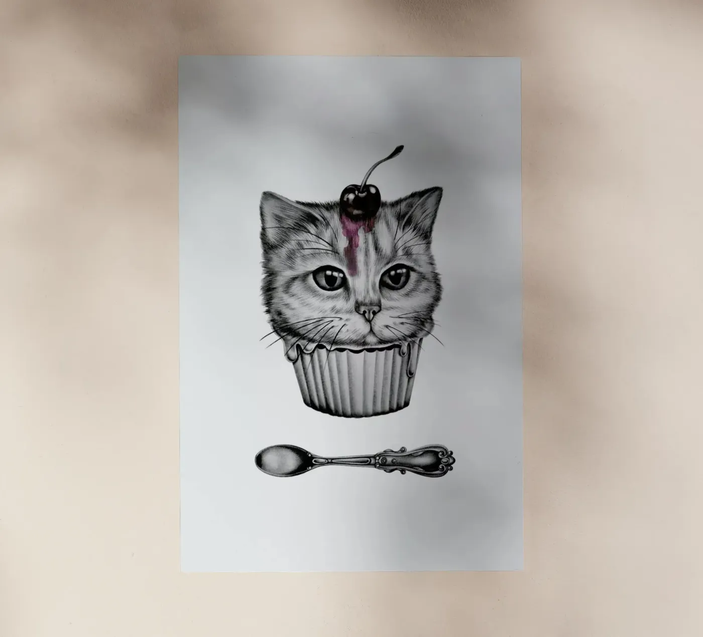 Cupcat pellicola backlit da Maria Vdovichenko