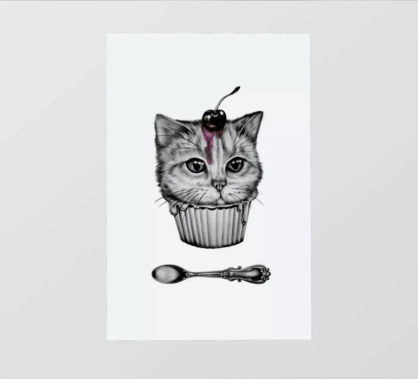 Cupcat pellicola backlit da Maria Vdovichenko