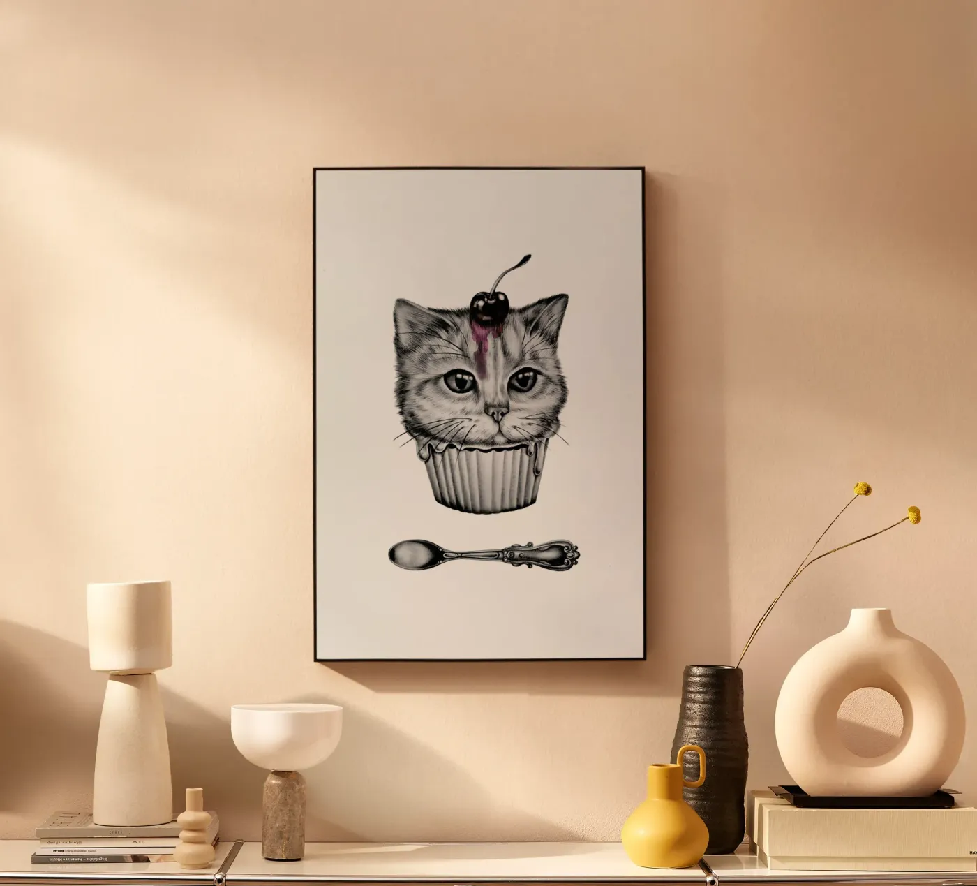 Cupcat plexiglas de Maria Vdovichenko