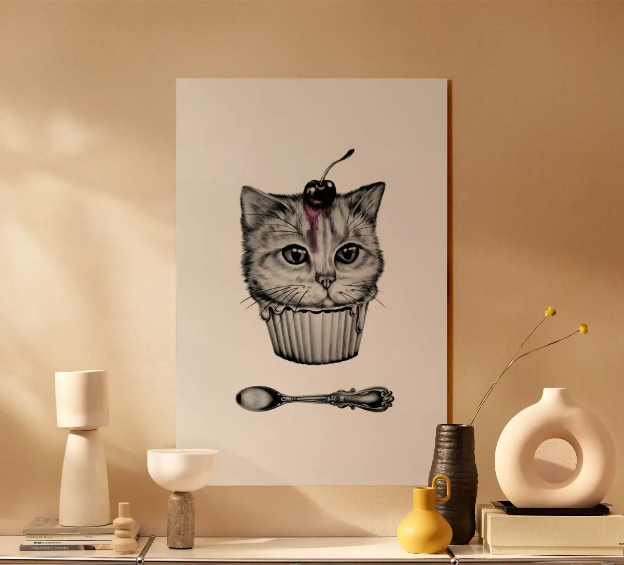 Cupcat plexiglass da Maria Vdovichenko