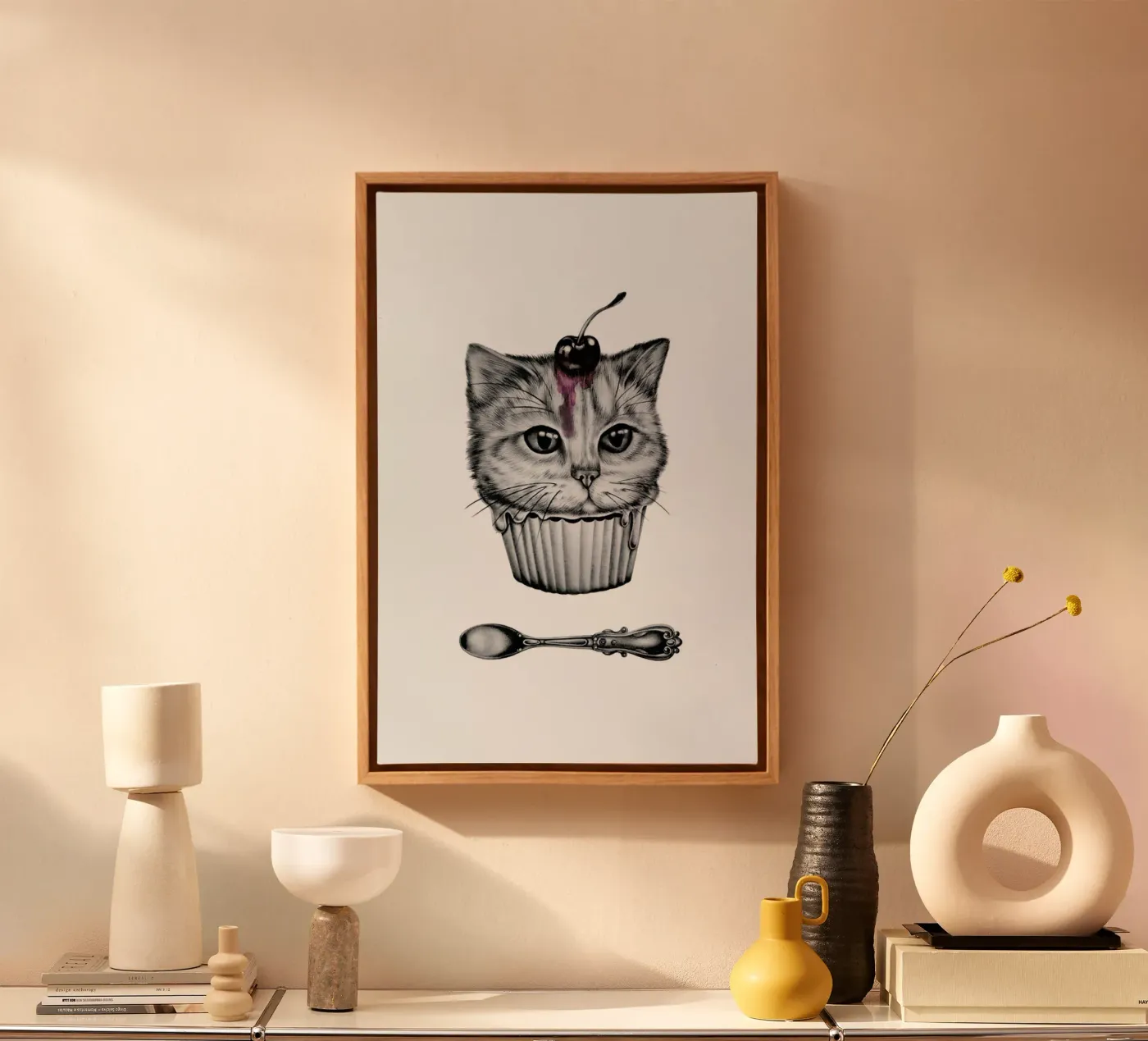 Cupcat tela da Maria Vdovichenko